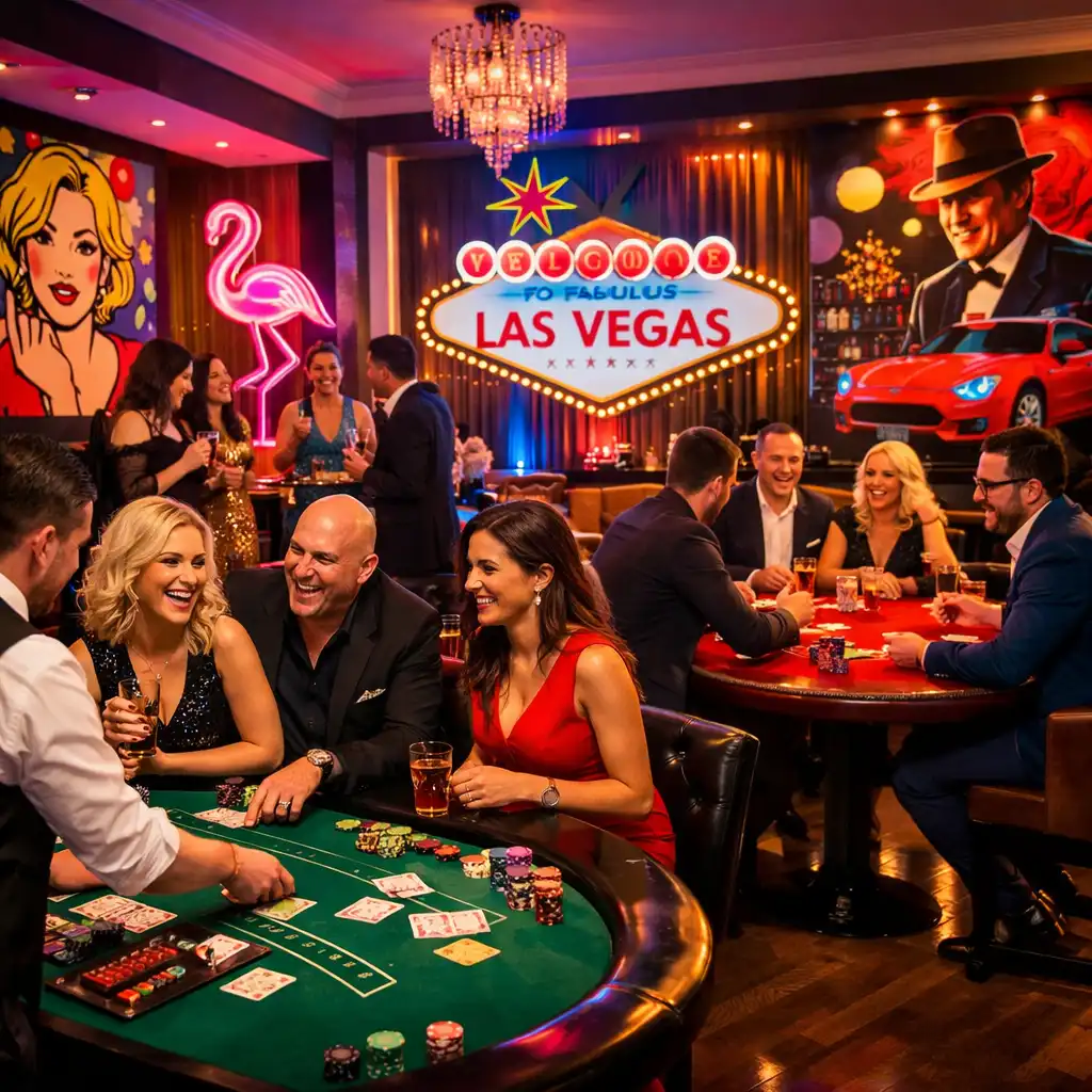 Tematyczne prywatne party z mobilnym kasynem w stylu Las Vegas